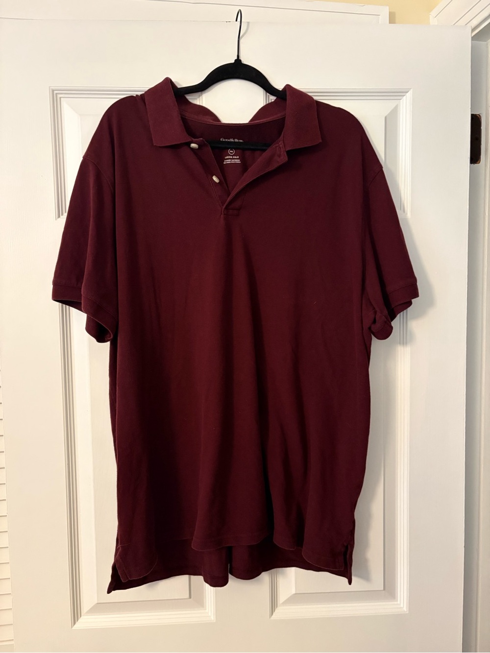 Goodfellow & Co Men's Polo Shirt - Burgundy